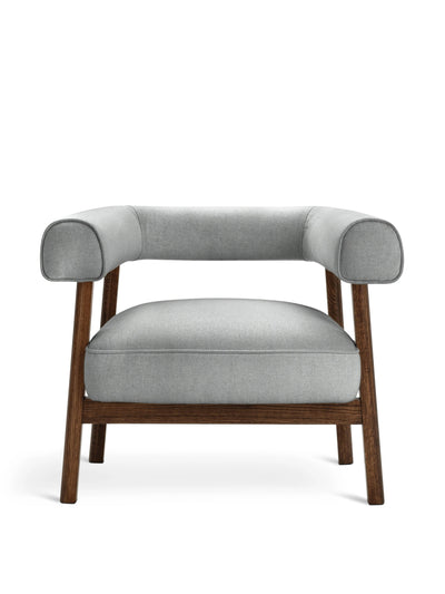Habitat Elio fabric curved armchair at Collagerie