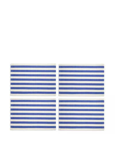 Habitat Maubec stripe ribbed placemats (set of 4) at Collagerie