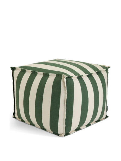 Habitat Stripe outdoor pouffe cushion at Collagerie