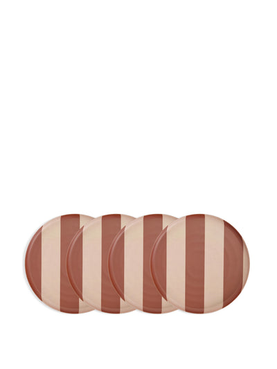 Habitat Striped picnic dinner plates (set of 4) at Collagerie