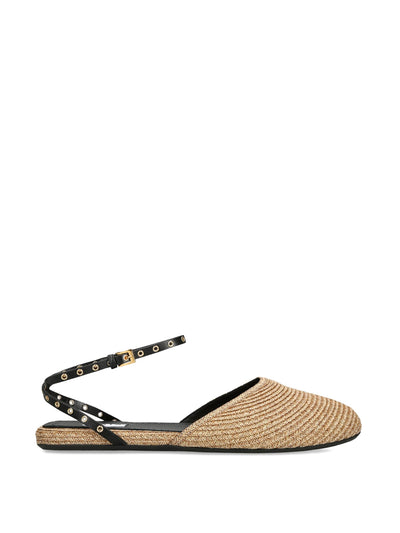 Alaïa Raffia-leather espadrilles at Collagerie