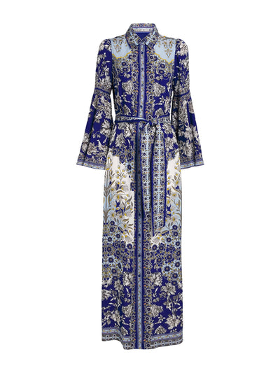 Alice + Olivia Chassidy bell-sleeve maxi dress at Collagerie