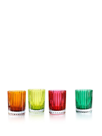 Baccarat Large Harmonie Colours of Joy tumblers (set of 4) at Collagerie