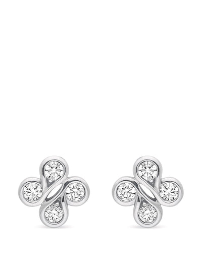 Boodles White gold and diamond be boodles stud earrings at Collagerie