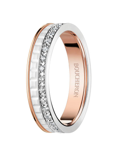 Boucheron White and gold wedding band at Collagerie