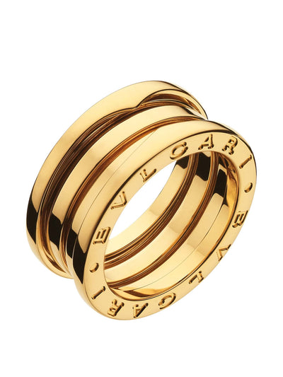Bvlgari Yellow gold B.zero1 three-band ring at Collagerie