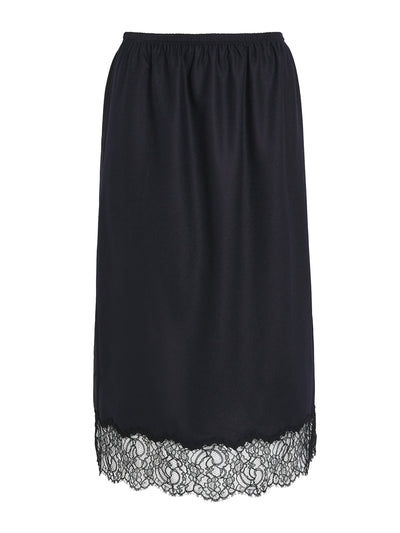 Carven Lace-trim midi skirt at Collagerie