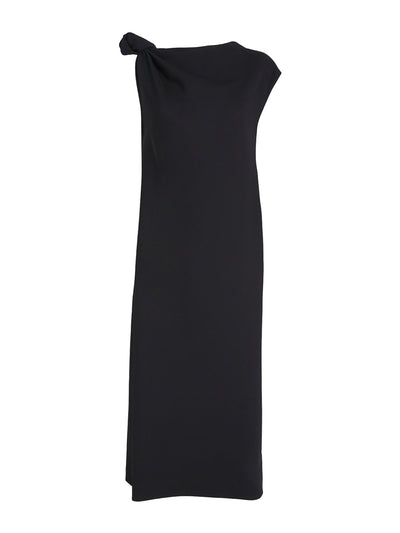 Carven Wool knot-detail midi dress at Collagerie