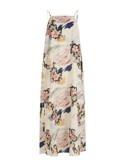 Desmond & Dempsey Organic cotton love print nightie at Collagerie