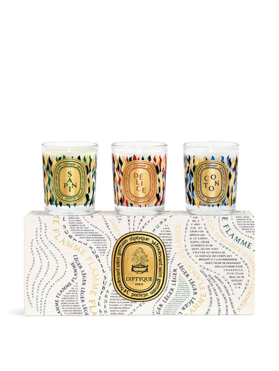 Diptyque Christmas candle gift (set of 3) at Collagerie