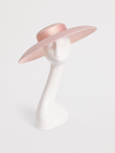 Emily-London Ribbon-detail hat at Collagerie