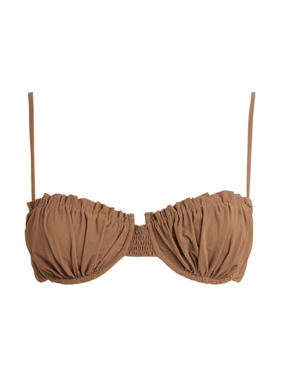 Faithfull The Brand Esterel balconette bikini top at Collagerie