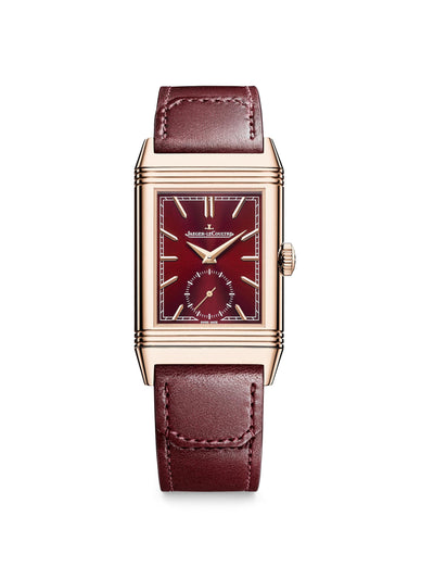 Jaeger-LeCoultre Rose gold reverso tribute small seconds watch at Collagerie