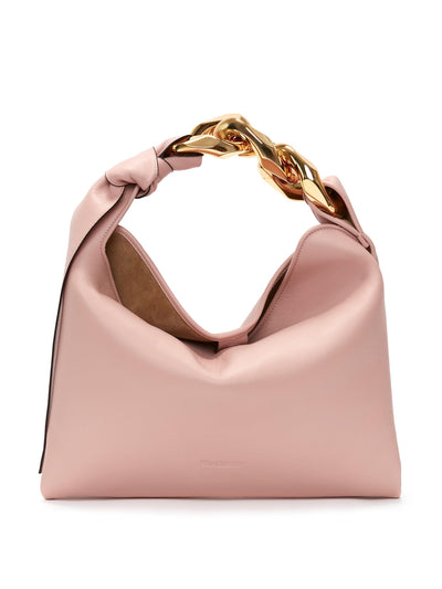 JW Anderson Small leather chain shoulder bag at Collagerie