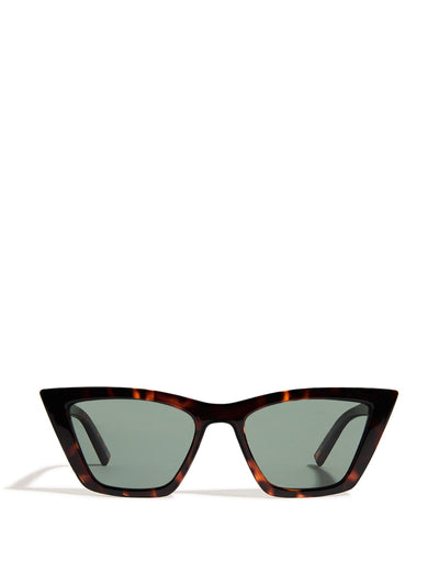 Le Specs Tortoiseshell cat eye Velodrome sunglasses at Collagerie