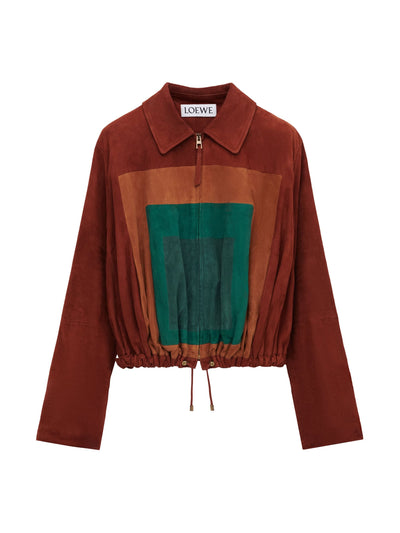 Loewe Suede balloon shirt jacket at Collagerie