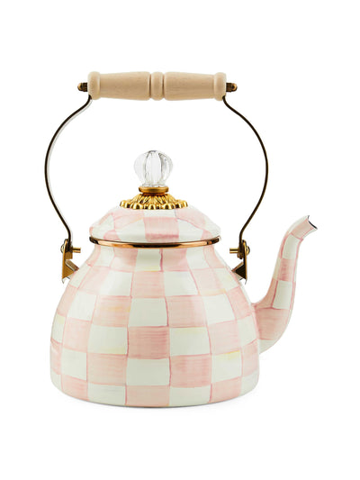 MacKenzie-Childs Rosy check kettle at Collagerie