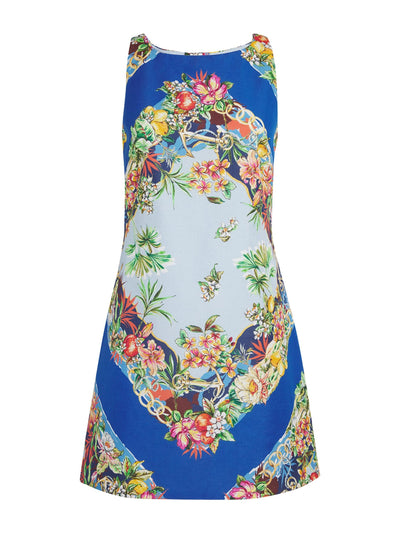 Maje Floral backless mini dress at Collagerie