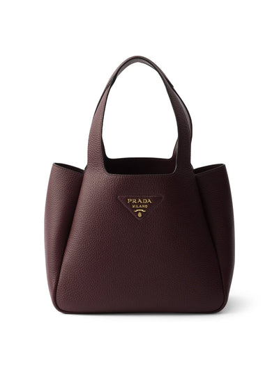 Prada Small leather tote bag at Collagerie
