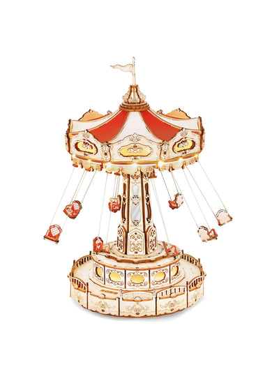 Robotime Musical swing ride buildable toy at Collagerie