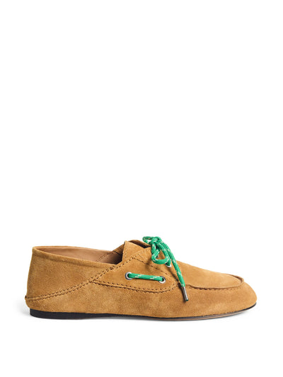 Sandro Paris Suede boat shoes at Collagerie