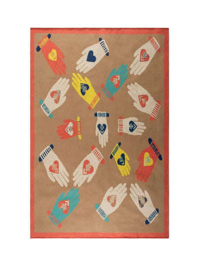 Saved NY Cashmere Hand & Heart throw at Collagerie