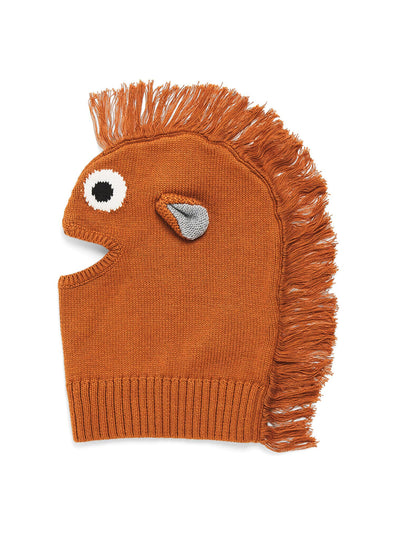 Stella McCartney Kids Cotton-wool knitted horse hat at Collagerie