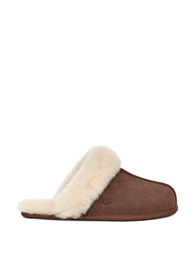 Ugg Brown suede scuffette II slippers at Collagerie