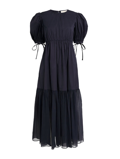 Ulla Johnson Short-sleeve collage midi dress at Collagerie