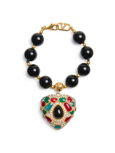 Valentino Garavani Crystal-embellished Coeur Royal bracelet at Collagerie