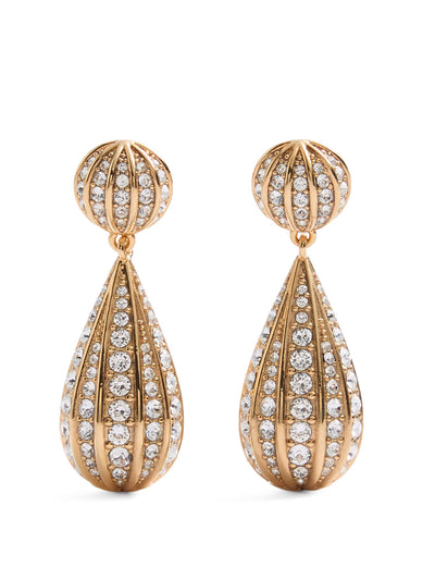 Valentino Garavani Embellished Poetiques Des Gouttes earrings at Collagerie