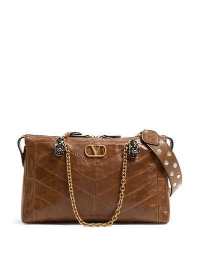 Valentino Garavani Lambskin panthea tote bag at Collagerie