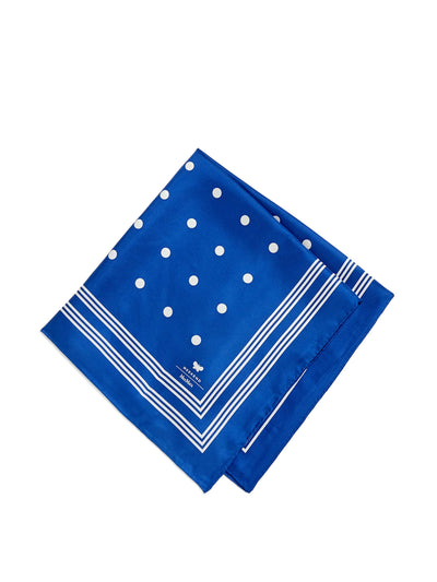Weekend Max Mara Silk polka dot square scarf at Collagerie