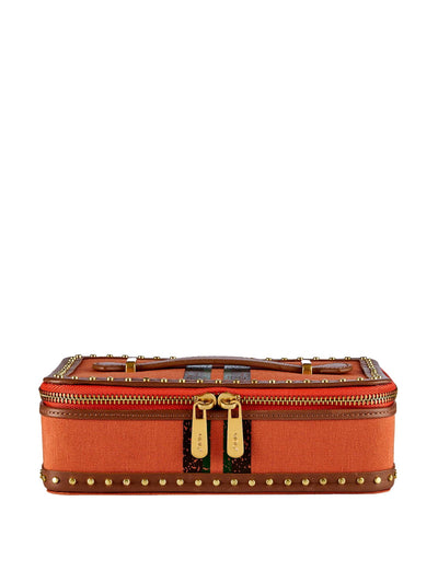 Wolf Ida Travel Zip Jewellery Case at Collagerie