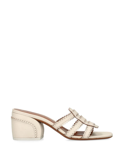 Zimmermann Leather goldie slides 65 at Collagerie