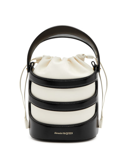 Alexander Mcqueen The Rise leather bucket bag at Collagerie