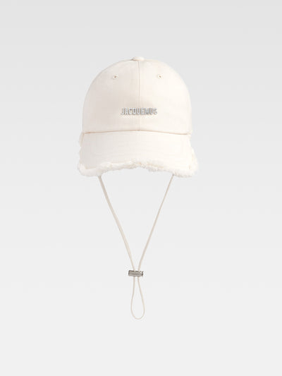 Jacquemus La Casquette Artichaut canvas cap at Collagerie