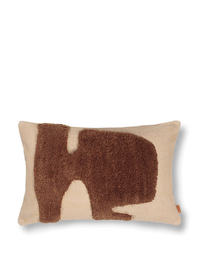Ferm Living Lay rectangular cushion sugar kelp at Collagerie