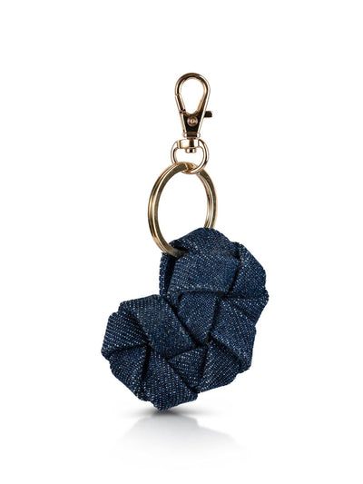 STELAR Denim Heart key charm at Collagerie