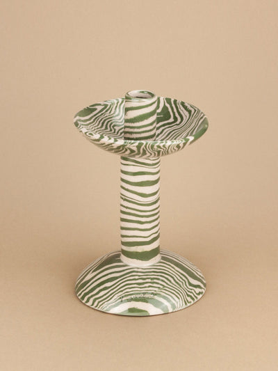 Henry Holland Studio Green & pink dumbbell candle holder at Collagerie