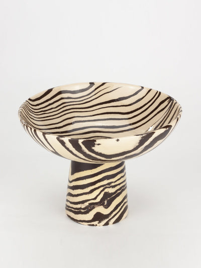 Henry Holland Studio Brown & white medium chalice bowl at Collagerie