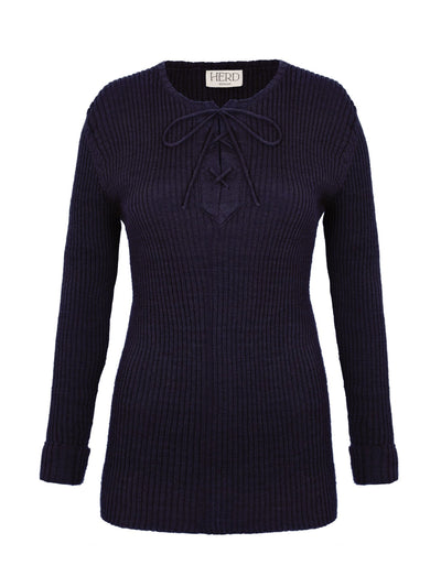 Herd Jane safari top in damson at Collagerie