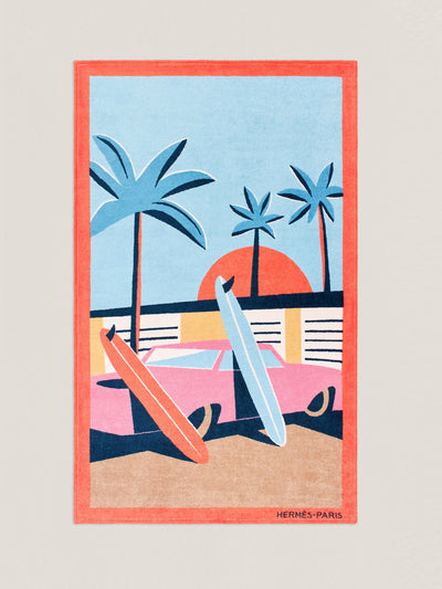 Hermès Apres La Vague beach towel at Collagerie