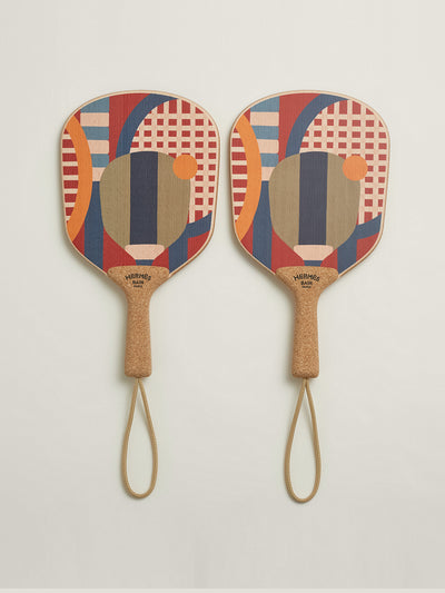 Hermès Balles au Bond beach rackets ( set of 2) at Collagerie