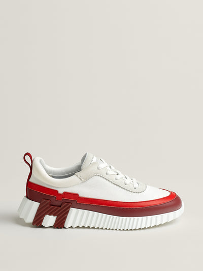 Hermès Bouncing sneakers in blanc at Collagerie