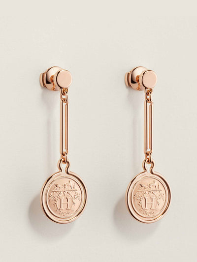 Hermès Hermès Ex-Libris earrings at Collagerie