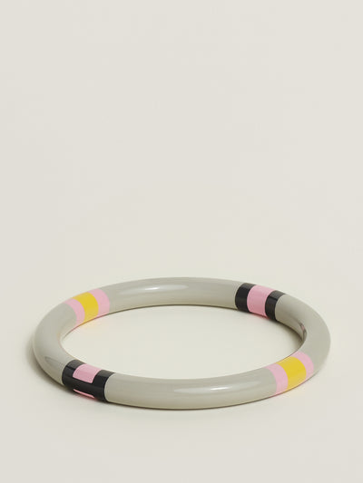 Hermès Grey wood bracelet at Collagerie