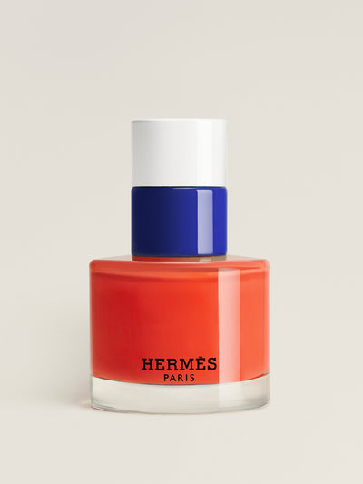 Hermès Les Mains Hermès limited edition nail polish in Orange Tonique at Collagerie