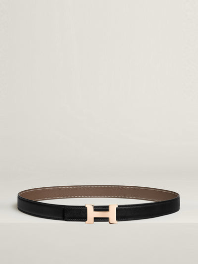 Hermès Reversible leather strap belt buckle at Collagerie