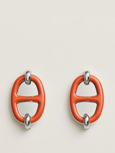 Hermès Mini Maillon earrings at Collagerie